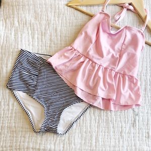 Pink Tankini Top Swimsuit Top NWOT